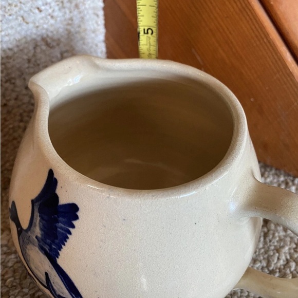 Vintage Casey Stoneware Blue and Cream Duck Art Pitcher EUC!! - Picture 16 of 16